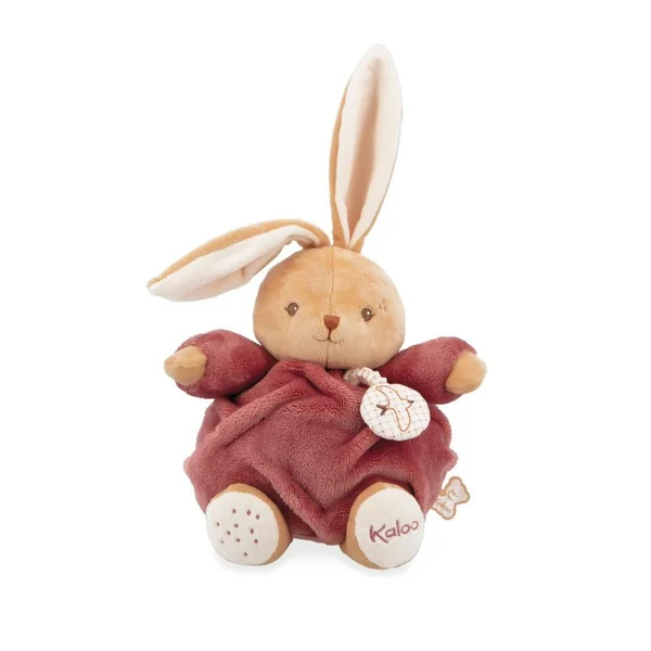 Peluche lapin Patapouf Bordeaux musical 17 cm - Kaloo