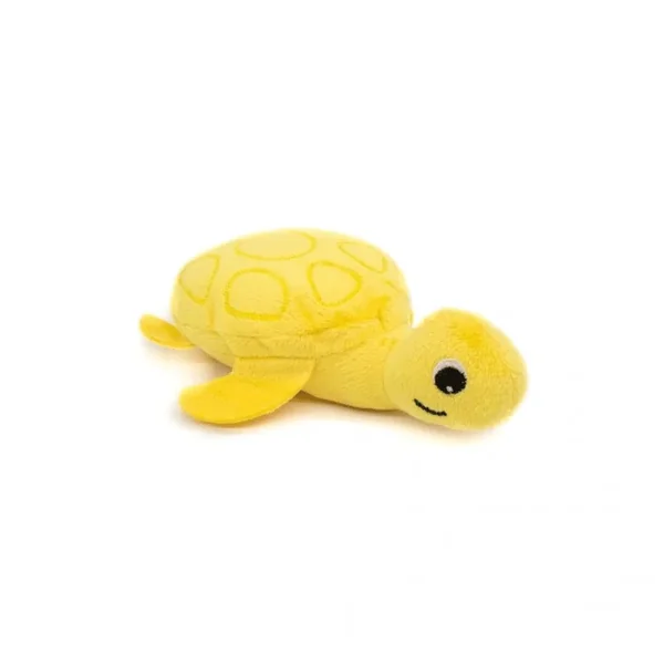Peluche Les Ptipotos : tortue Sauvenou maman et son bébé jaune