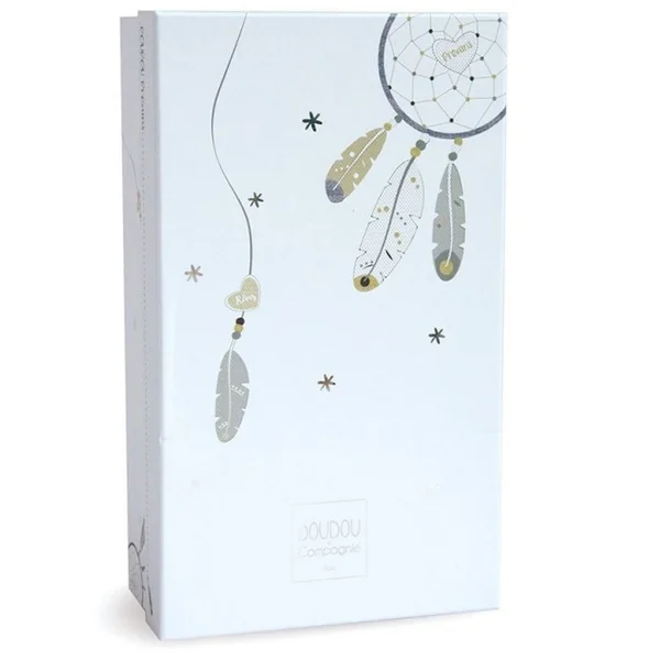 Peluche Panda avec Doudou 26cm - Doudou et Compagnie