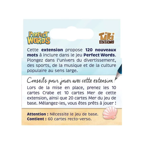 Perfect Words : Divertissement - Extension