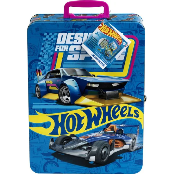 Petite valise de collection Hot Wheels, 50 pièces