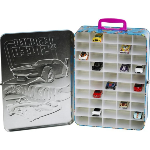 Petite valise de collection Hot Wheels, 50 pièces