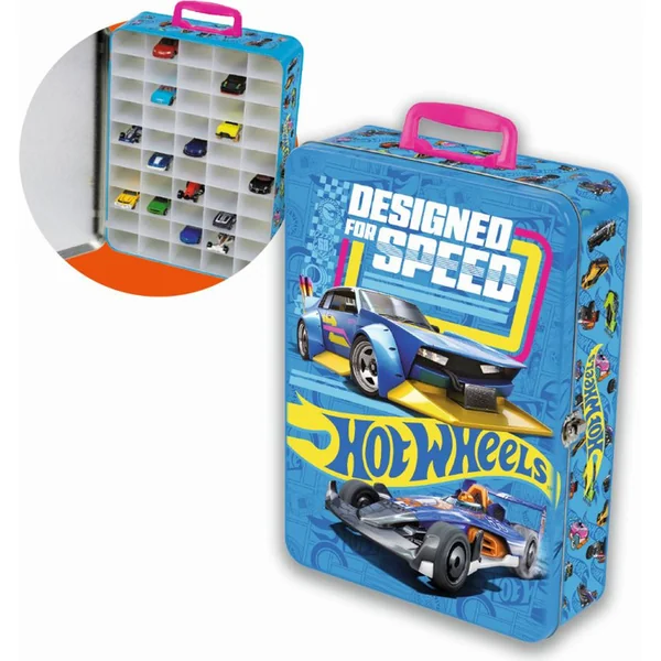 Petite valise de collection Hot Wheels, 50 pièces