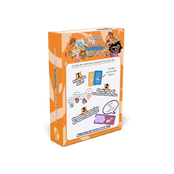 Pierre Feuille Saumon Ciseaux