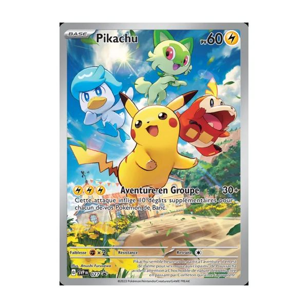 Pikachu – Promos Écarlate a Violet – 027