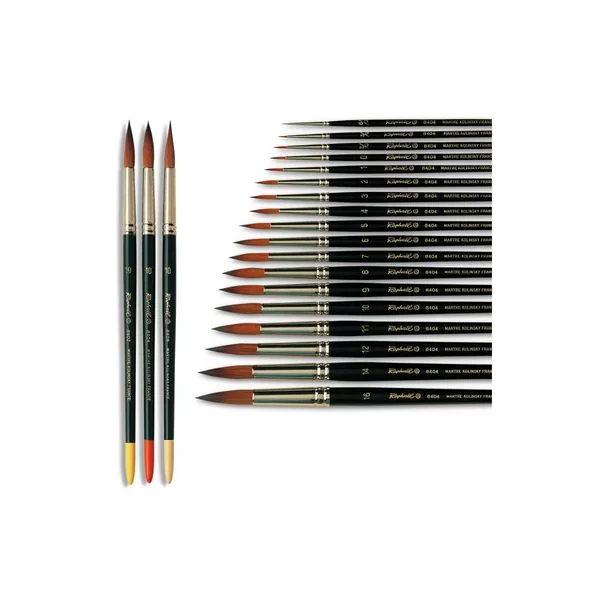 Pinceau Raphaël Kolinsky S 8404 - Taille n° 6/0 Pointe Fine