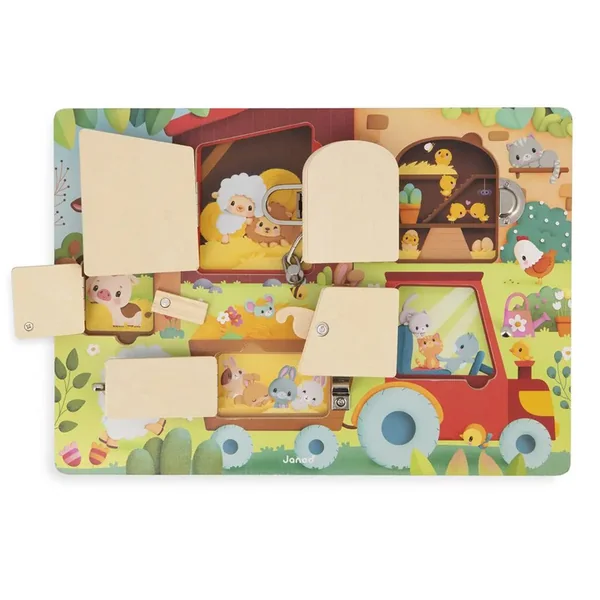 Planche à verrous La Ferme - Janod