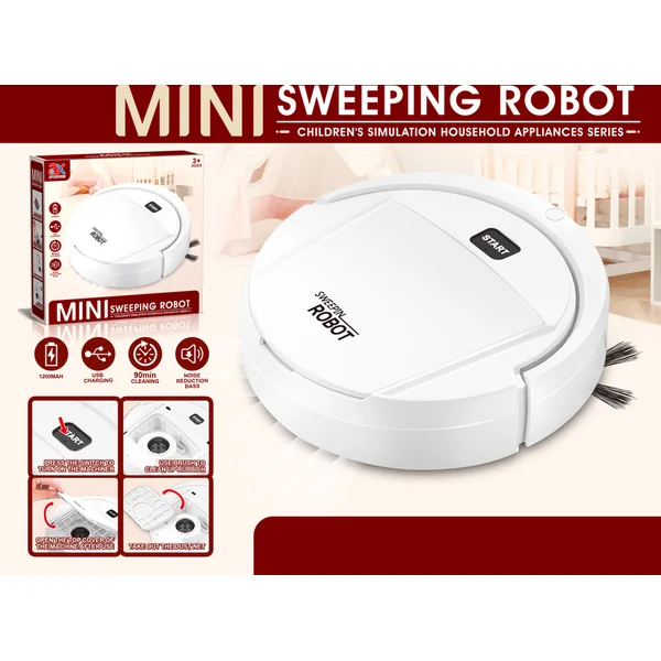 Plejo Aspirateur robot pour enfants avec serpillière