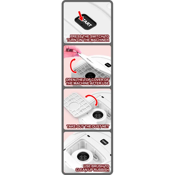 Plejo Aspirateur robot pour enfants avec serpillière