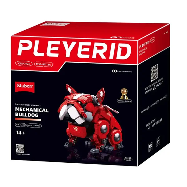 Pleyerid : Mechanical Bulldog red 890 pcs - Sluban
