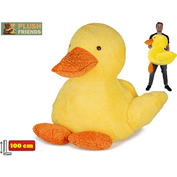 Plush Friends canard en peluche 100cm assis