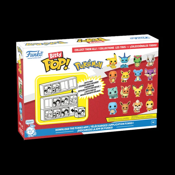 POKEMON – Bitty Pop 4 Pack 2.5cm – Carapuce