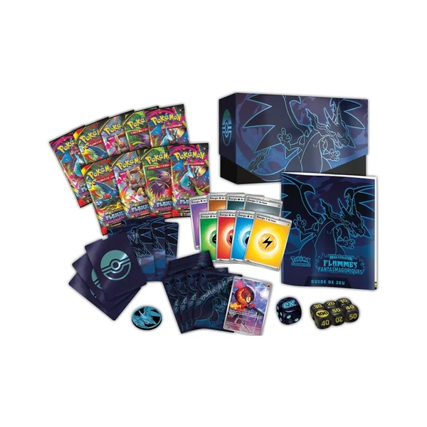 Pokémon : Coffret Dresseur d’élite Méga-Evolution Flammes Fantasmagoriques (Boîte Descellée)