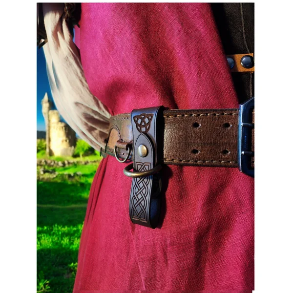 Porte choppe en cuir