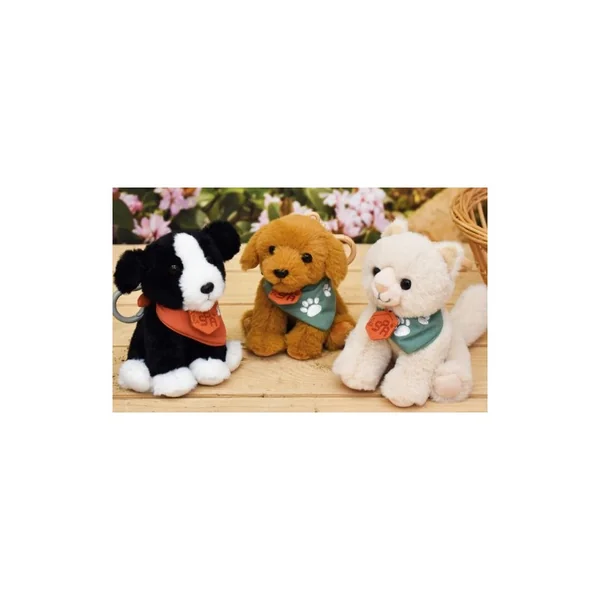 Porte clé : Bijou de sac X SPA Chien marron 13 cm Histoire d'Ours