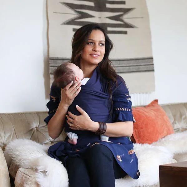 Porte-bébé / écharpe Boba Wrap - Bleu Marine