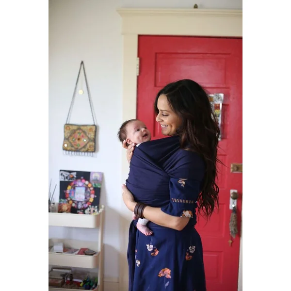 Porte-bébé / écharpe Boba Wrap - Bleu Marine
