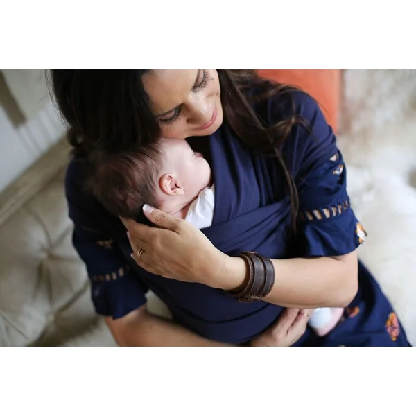 Porte-bébé / écharpe Boba Wrap - Bleu Marine