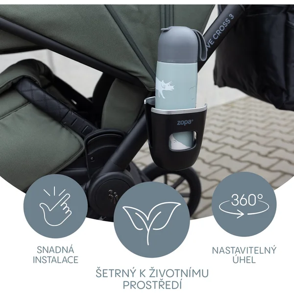 Porte-gobelet pour poussette Ultra, Noir