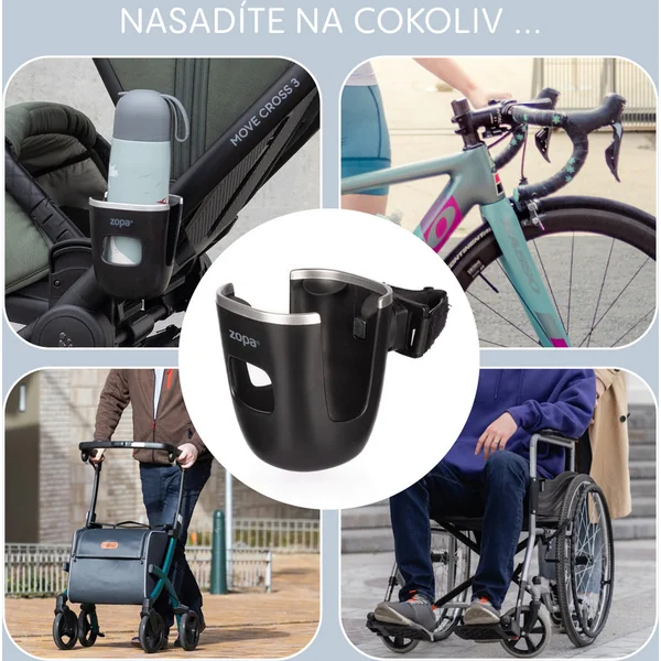 Porte-gobelet pour poussette Ultra, Noir