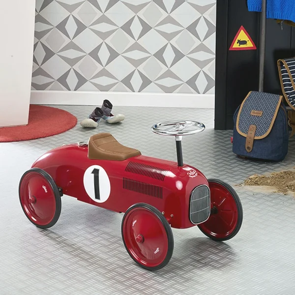 Porteur voiture vintage rouge - Vilac