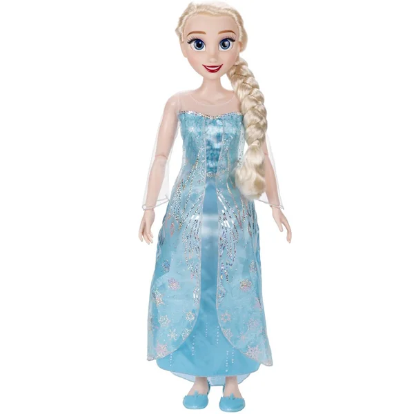 Poupée 80 cm Elsa Princesse Disney La Reine des Neiges + brosse - Jakks Pacific