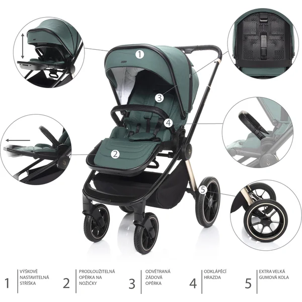 Poussette sportive Move Cross 2, Bright Night