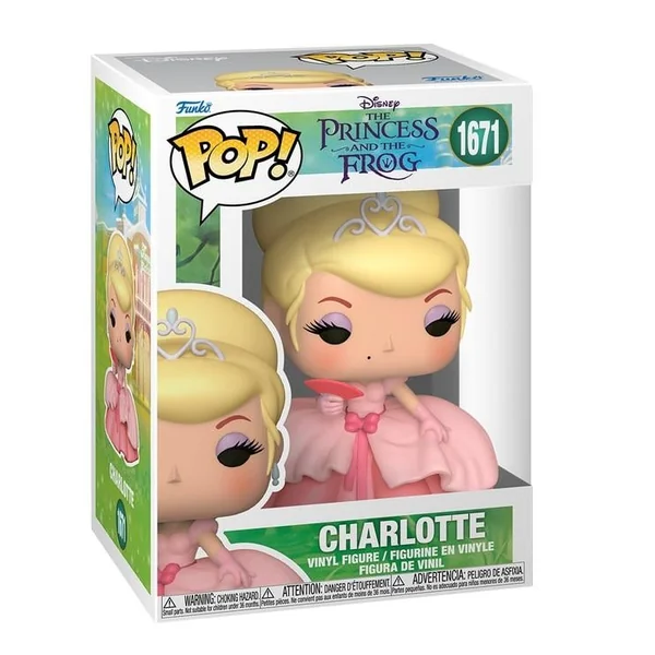 PRINCESSE ET LA GRENOUILLE – POP Disney N° 1671 – Charlotte avec Chase
