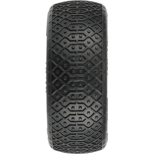 Pro-Line roue 2.2", pneu Electron MC 4WD Buggy avant, jante Velocity H12 jaune (2)