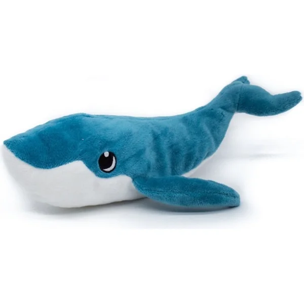 PTIPOTOS Baleine en peluche Gravillou bleue - maman avec bébé