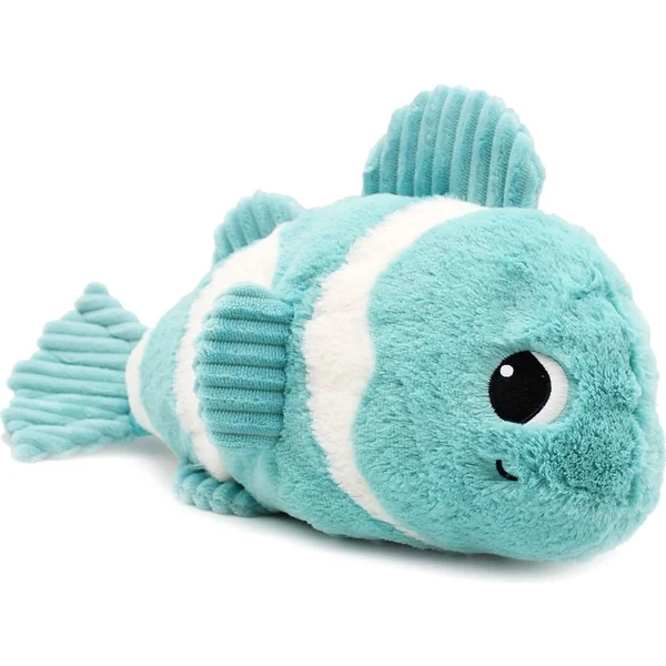 PTIPOTOS Poisson en peluche Bigou bleu - maman avec bébé