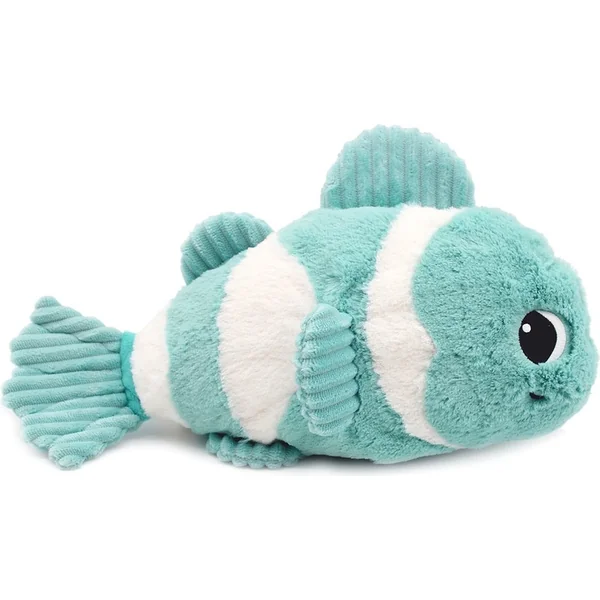 PTIPOTOS Poisson en peluche Bigou bleu - maman avec bébé