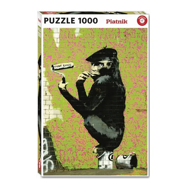 Puzzle 1000 pcs Banksy : Roller Chimp - Piatnik
