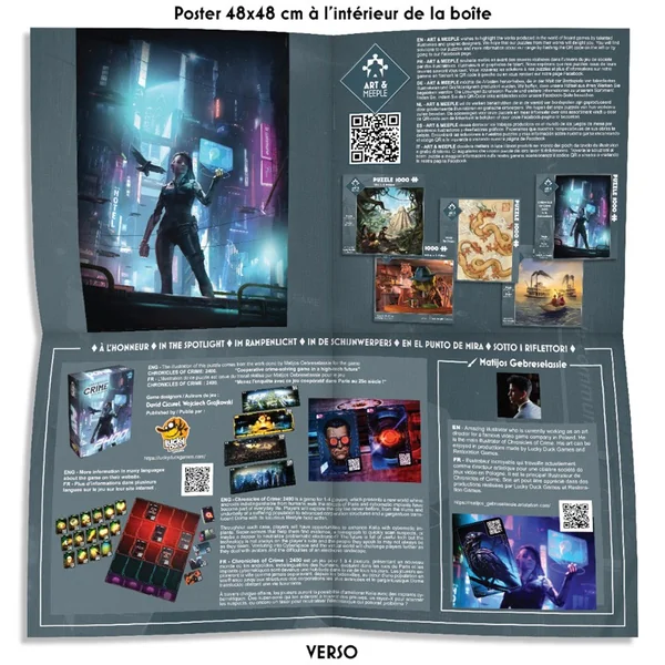 Puzzle 1000 pcs Chronicles of Crime 2400 - Art&Meeple