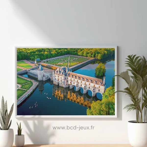 Puzzle 1000 pcs Château de Chenonceau, Touraine - Calypto