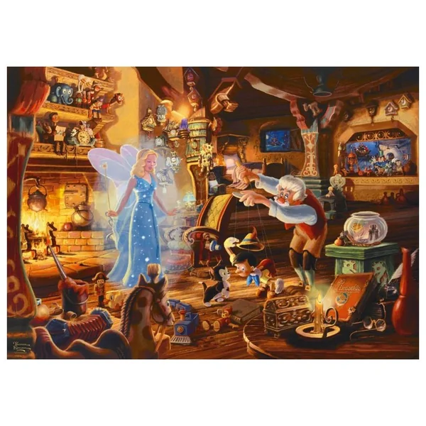 Puzzle 1000 pcs Disney, Geppettos Pinocchio - Puzzles Schmidt