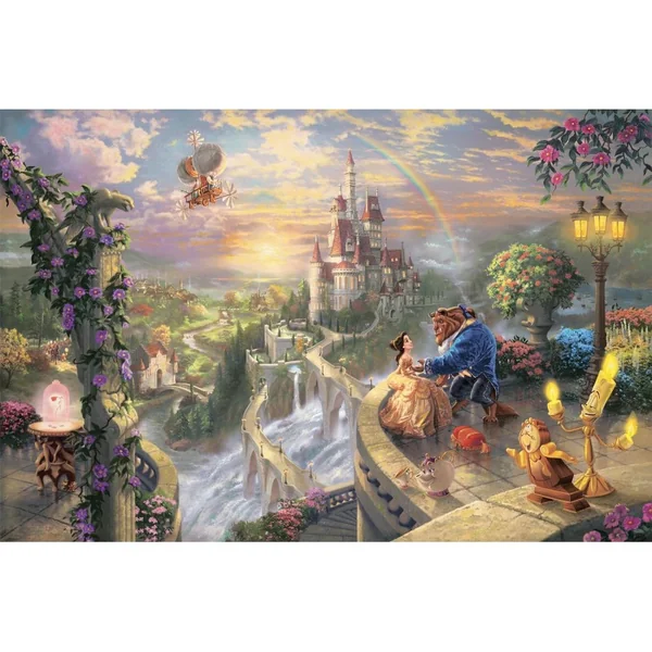 Puzzle 1000 pcs Disney, La belle et la Bête - Schmidt