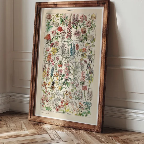 Puzzle 1000 pcs Fleurs, Adolphe Millot - Piatnik