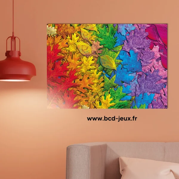 Puzzle 1500 pcs Feuilles colorées - Puzzles Schmidt