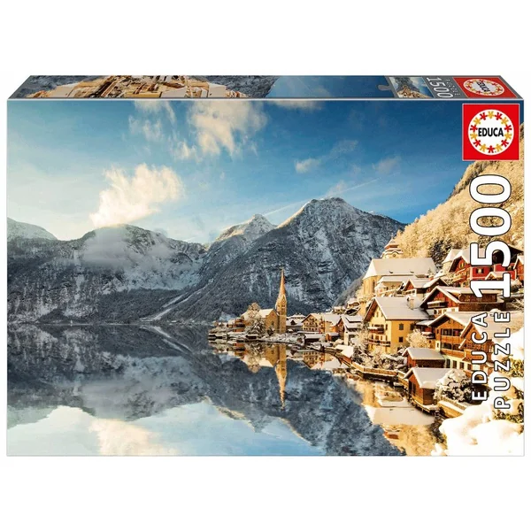 Puzzle 1500 pcs Hiver à Hallstatt - Educa