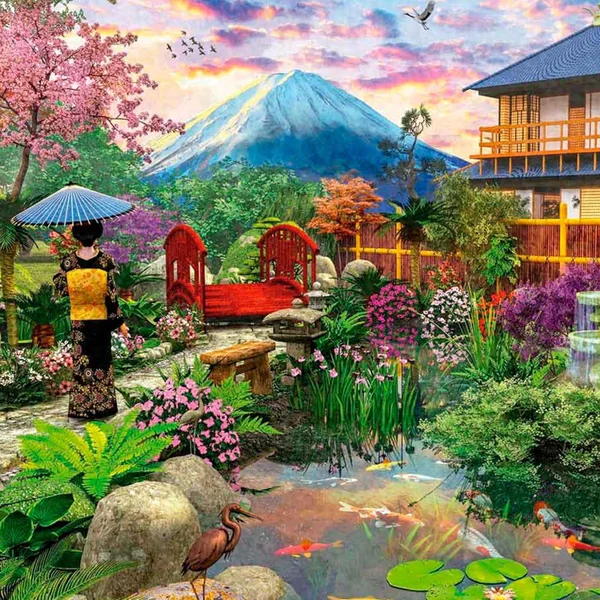 Puzzle 1500 pcs Jardin Japonais - Educa