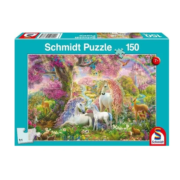 Puzzle 150 pcs La famille de licornes Schmidt