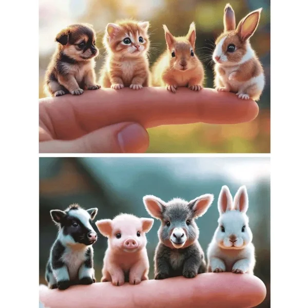 Puzzle 2 x 20 pcs Bébés animaux - Educa