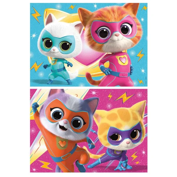 Puzzle 2 x 20 pcs Super Kitties - Educa