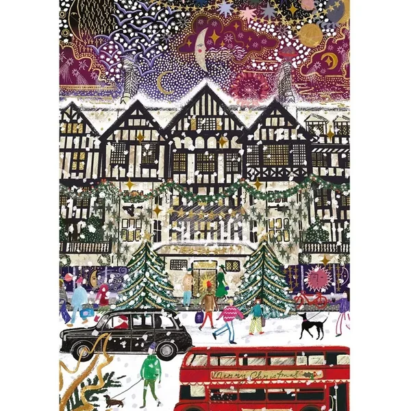 Puzzle 3 x 500 pcs Christmas in London - Gibsons