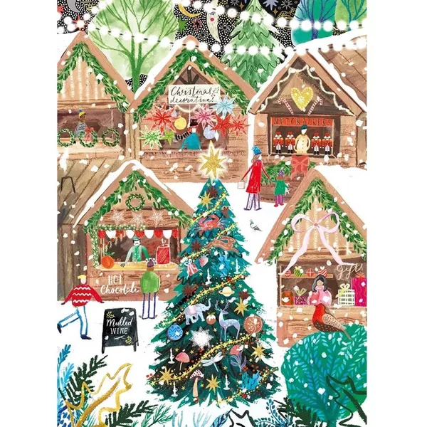 Puzzle 3 x 500 pcs Christmas in London - Gibsons