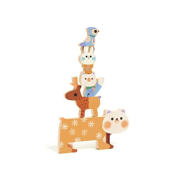 Puzzle 3D 5 pcs WoodyStack - Djeco
