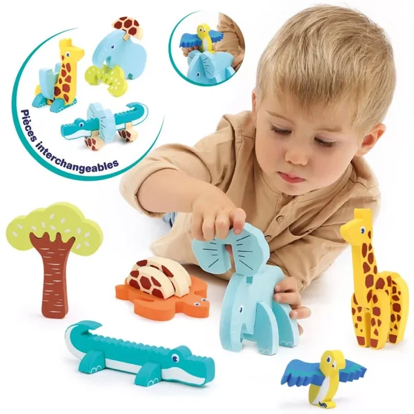 Puzzle 3D Animaux en mousse - Ludi