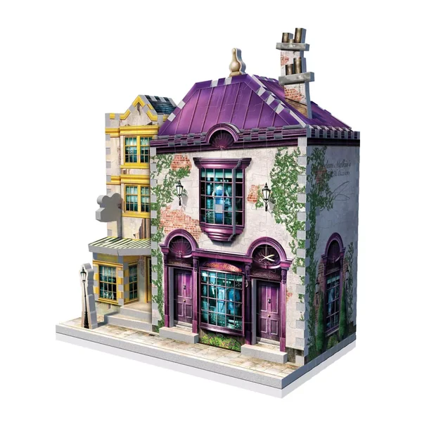 Puzzle 3D Harry Potter Diagon Alley : Boutiques Madame Guipure et Glaces Florian Fortarôme - 290 pièces