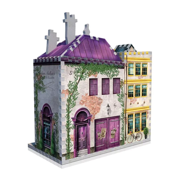Puzzle 3D Harry Potter Diagon Alley : Boutiques Madame Guipure et Glaces Florian Fortarôme - 290 pièces